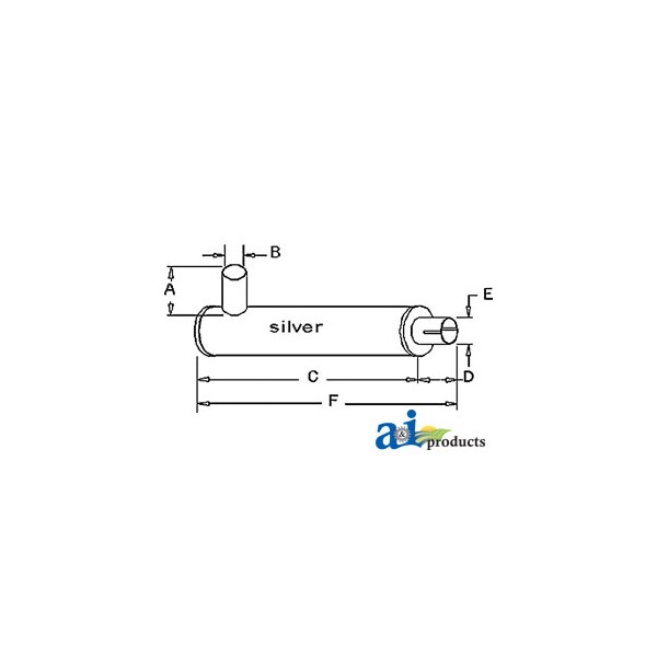 Muffler 26" x16" x5"